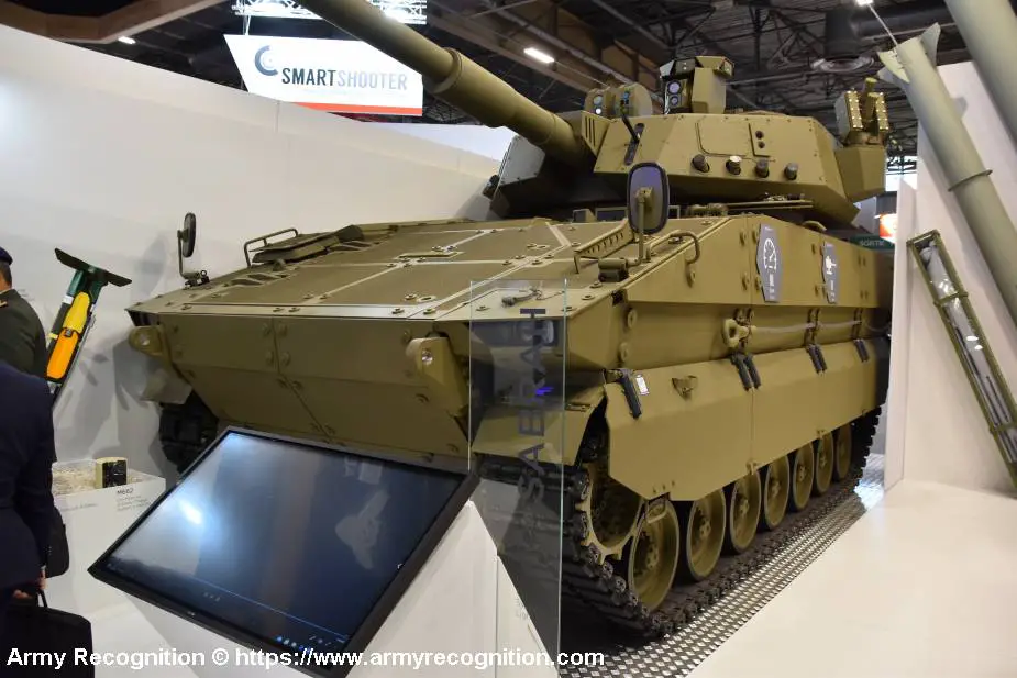 World premiere for Israeli Sabrah light tank manufactured by Elbit Systems Euroastory 2022 925 002