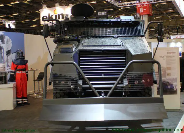Nexter unveils a new Internal Security kit for its TITUS 6X6 armored vehicle 640 001