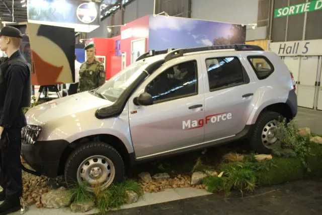 At Milipol 2015 MagForce is showcasing its new Renault Duster 4x4 reconnaissance vehicle 640002