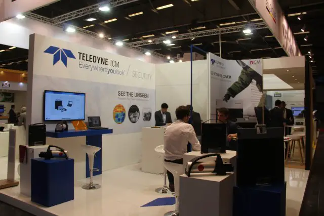 Belgian company Teledyne ICM is showcasing its portable Flatscan X ray detector -at Milipol 640 002
