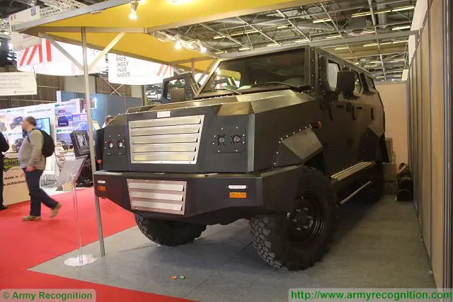 A new type of light security protected vehicle is launched at Milipol 2015, the Worldwide Exhibition of Internal State Security in Paris by the Italian Company SIB (Societa Italiana Blindati). With its Mi.G01,the Italian Company offers the first 4x4 protected light vehicle with a total weight of 5,800 kg offering a protection Level 2 STANAG 4569. 