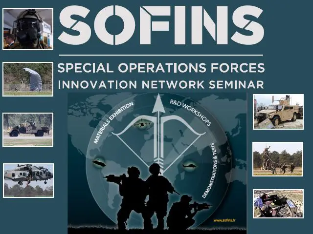 SOFINS 2017 TV Television news pictures photos images video Special Operations Forces Innovation Network Seminar Exhibition military equipment Camp Souge Military Base France French army