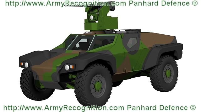 The CRAB, an applicant to the Scorpion VBAE program, includes a couple of technologies mastered by Panhard: the survival cell and the integration of a remote-controlled weapon system; it enables to achieve a low-profile and light-weight CRAB, while providing an outstanding protection level for this weight category.