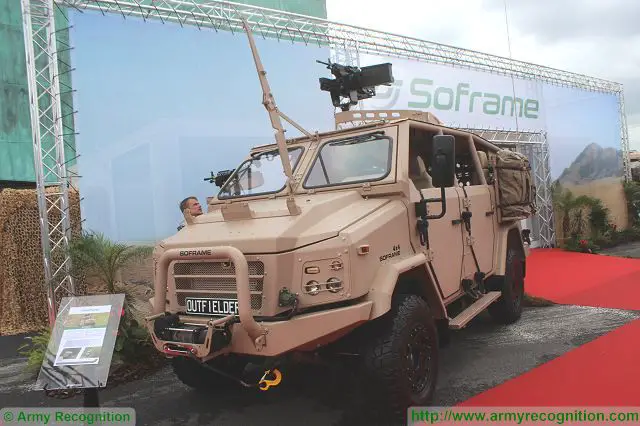 Outfielder Soframe 4x4 light fast attack Special Forces vehicle France French defense industry 640 001