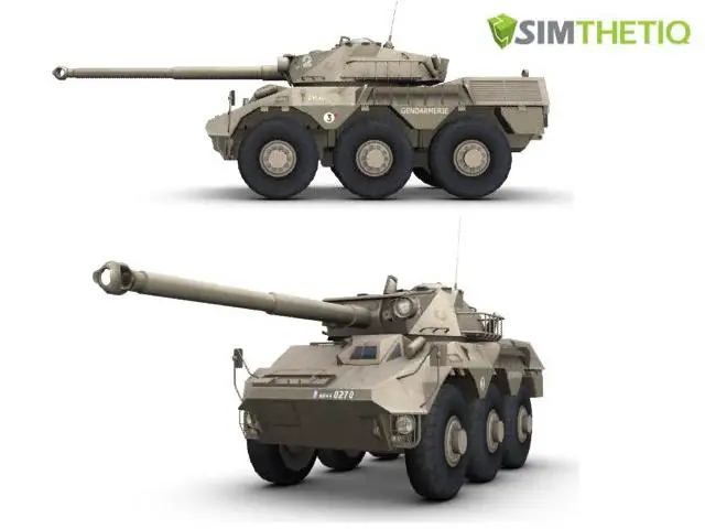 VBC-90 VBC 90 6x6 combat vehicle 90mm cannon  technical data sheet specifications information description pictures photos images video intelligence identification France French army defence industry military technology 