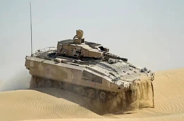 The AIVF PUMA performed the various firing tests successfully which were conducted by the German Centre of Excellence for Weapons and Ammunition at extreme temperatures ranging from 35 to nearly 50 degrees Celsius.