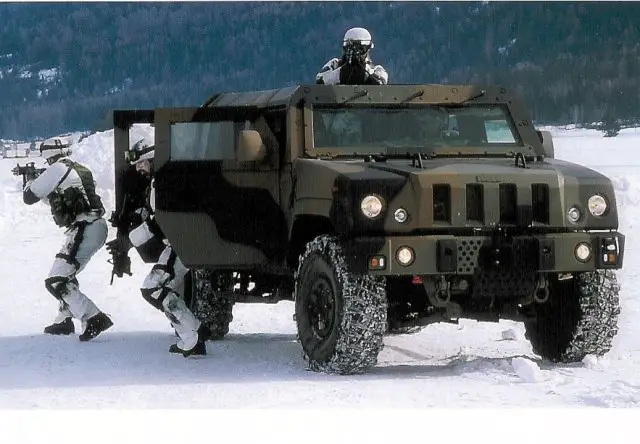 LMV Iveco Defence Vehicles Light Multirole wheeled armoured vehicle 