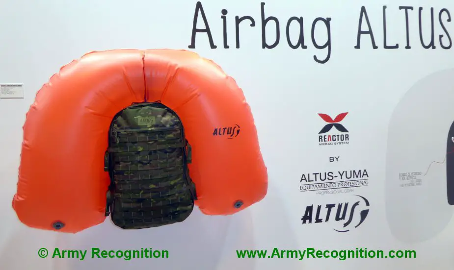 FEINDEF 2019 Altus showcases special backpacks for females and avalanche survivability 1