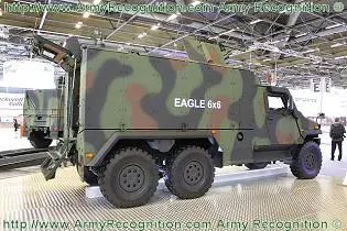 Eagle 6x6 light armoured vehicle personnel carrier data sheet specifications description information intelligence identification pictures photos images Switzerland Swiss Army defence industry military technology