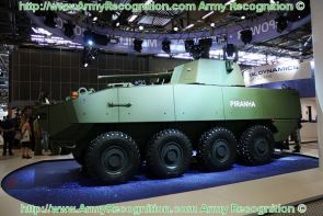 Piranha V 5 wheeled armoured vehicle data sheet description information intelligence identification pictures photos images Mowag General Dynamics European Land Systems Switzerland Swiss Army