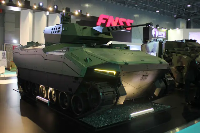 The FNSS Kaplan Armored Fighting Vehicle on display at High Tech Port 2016 640 001