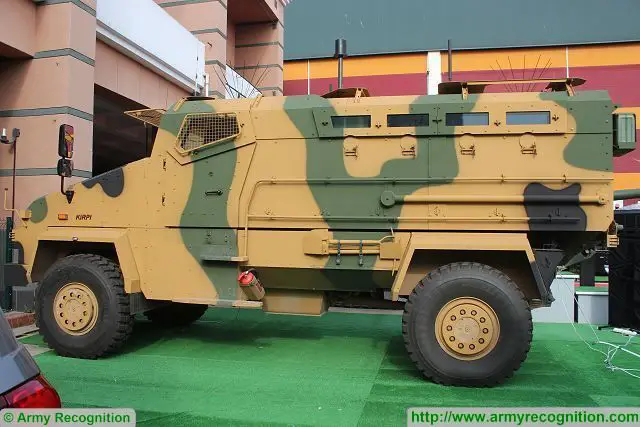 Kirpi Mine-Resistant Ambush Protected vehicle BMC IDEF 2015 International defence industry fair Turkey 001