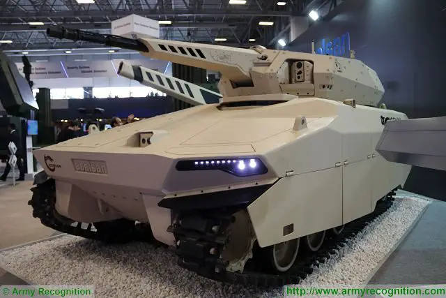 At IDEF 2017, the International Defense Exhibition in Turkey, Aselsan one of the biggest producer of military equipment in Turkey unveils new generation of armored Infantry Fighting Vehicle (IFV) called Khoran fitted with an unmanned weapon station armed with a 35mm automatic cannon. 