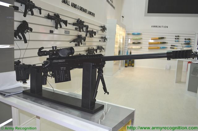 The Turkish Defense Company MKE unveils its new 12.7mm sniper rifle at IDEF 2017, the International Defense Exhibition which was held in Istanbul, Turkey from 9 to 12 May 2017. The MAM15 is especially designed to be used as anti-materiel rifle.