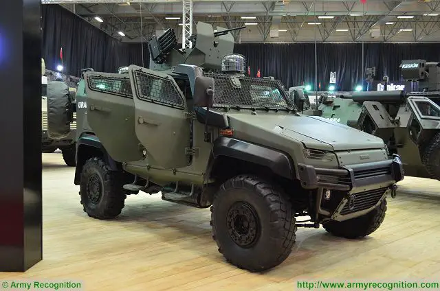 URAL ISV Internal Security Vehicle at IDEF 2017, International Defense Exhibition in Istanbul, Turkey