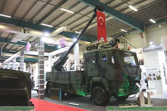 Turkey is on the process to select a wheeled self-propelled howitzer to increase mobility of the artillery units of the Turkish armed forces. To meet this need, the Turkish Company MKE has developed the Yavuz, a 155mm wheeled self-propelled howitzer that was unveiled at IDEF 2017, the International Defense Exhibition in Istanbul, Turkey. 