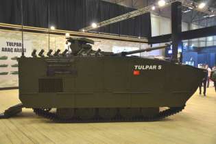 Tulpar S Amphibious Light Tracked Armored Personnel Carrier Vehicle Data Right View