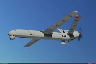 Anka TAI UAV Medium Altitude Long Endurance MALE data sheet specifications description information intelligence identification pictures photos images video Turkey Turkish army vehicle defence industry military technology