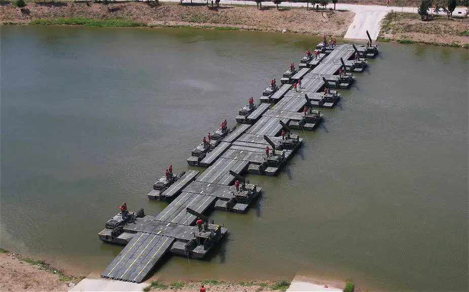 OTTER amphibious assault bridge and ferry system FNSS Turkey details 925 004