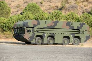 OTTER wheeled 8x8 amphibious assault bridge and ferry system FNSS Turkey left side view 001