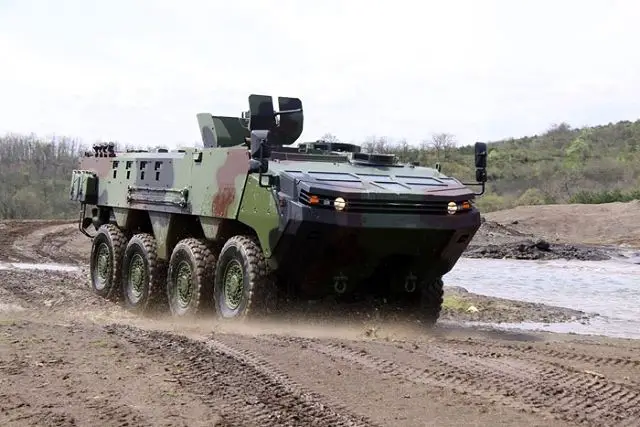 Otokar will display the Arma 8x8 for the first time at the IDEF 2011, defense fair in Istanbul to be held May 10-13. The Arma is an amphibious tactical wheeled armored vehicle. It has a high degree of ballistic and mine protection, thanks to its high steel hull. 