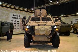 Otokar Cobra II Light 4x4 wheeled armored vehicle Türkiye front view 315 001