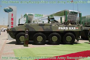 PARS 8x8 combat armored vehicle FNSS technical data sheet specifications description information intelligence identification pictures photos images video Turkey Turkish army vehicle defence industry military technology