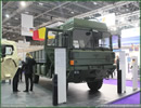 United Kingdom, London. At DSEI 2013, Rheinmetall showcases its HX 4x4 heavy duty truck. The systems of the HX family, made by Rheinmetall MAN Military Vehicles (RMMV), rank among the most cost effective in their class.