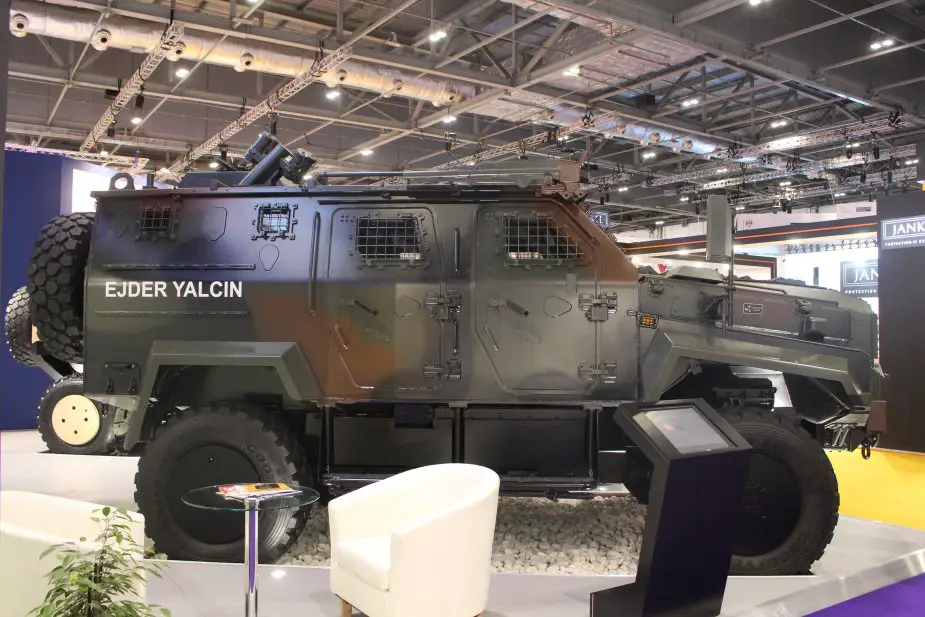 DSEI 2017 Nurol Makina showcases the NMS and the Ejder Yalcin 4x4 armored vehicles 925 002