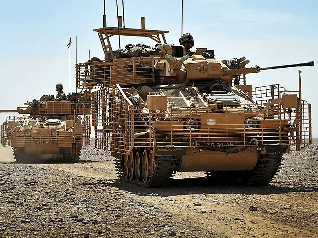 The first of the enhanced CVRT (Combat Vehicle Reconnaissance Tracked) Scimitar Mark 2 fleet is now operational on the front line in Afghanistan. The up-armoured vehicles are giving extra protection to the soldiers of the 9th/12th Royal Lancers, as they provide security in the Nahr-e Saraj (North) district of Helmand province.