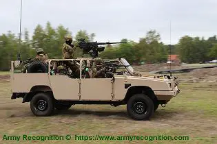 FOX RRV Rapid Reaction Vehicle Jankel 4x4 light tactical vehicle United Kingdom industry right side view 002