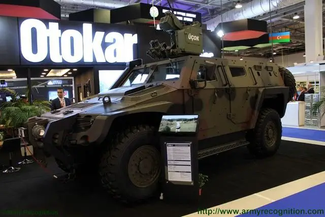 ADEX 2016 Otokar presents new UCOK stabilized remote control weapon station ADEX 2016 001