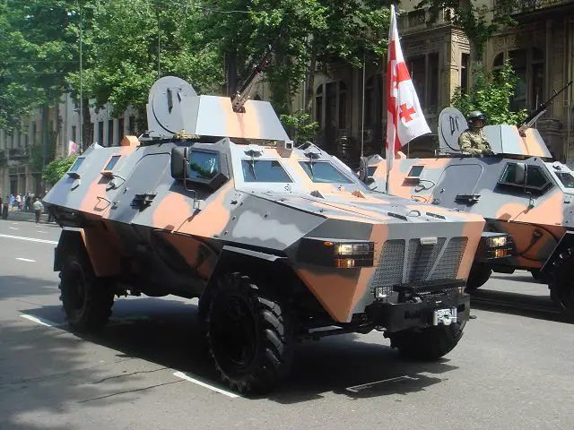 Didgori-2 4x4 wheeled armoured vehicle personnel carrier Georgia Georgian army military equipment defense industry 640 001