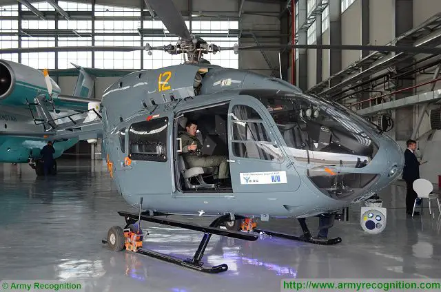BIRD Aerosystems showcases the ASIO Special Mission System mounted on the Kazakhstan Armed Forces EC-145 helicopter with Kazakhstan Aviation Industry (KAI) at KADEX Defence Exhibition. BIRD Aerosystems specializes in the developing and deploying of two main product lines: Airborne Missile Protection Systems (AMPS) and Airborne Surveillance, Information and Observation (ASIO) solutions.
