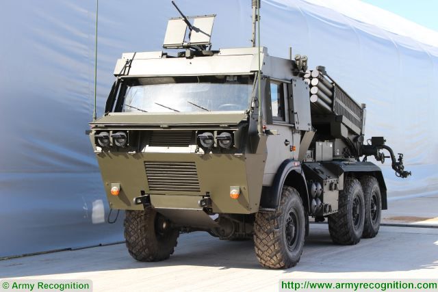 The State Defense Company of Kazakhstan KAZTEC unveils a new modernization project for Soviet-made BM-21 122mm MLRS (Multiple launch Rocket System) under the name of BM-21 MARS "Grad" or KazGRAD 1KGBK15 which has now the capacity to fire guided missile. 