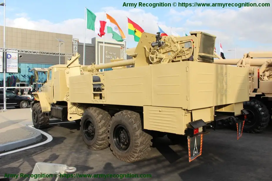 EDEX 2018 Egyptian made D 30 wheeled self propelled howitzer 2