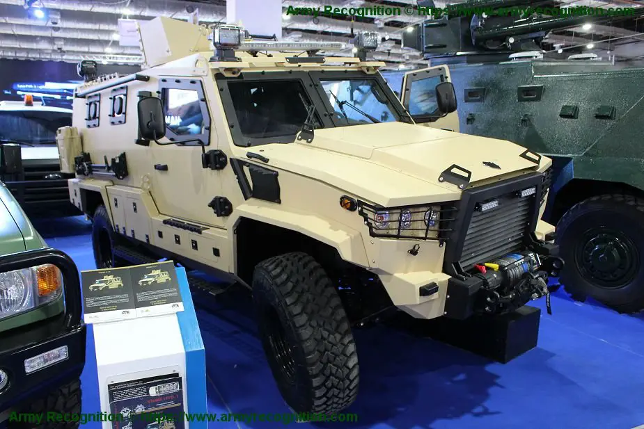 EDEX 2018 TAG Terrier LT 79 armored vehicle for law enforcement