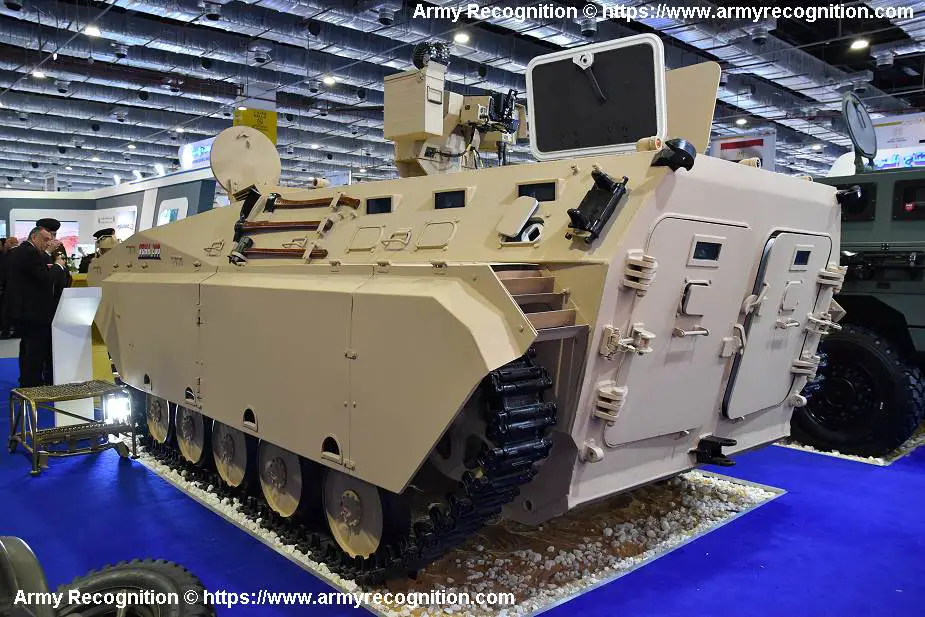 Egypt defense industry unveils SENA 200 tracked armored vehicle at EDEX 2021 925 002