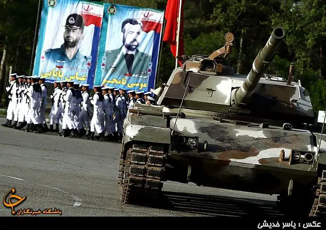The first generation of Iranian-made main battle tank Zulfiqar