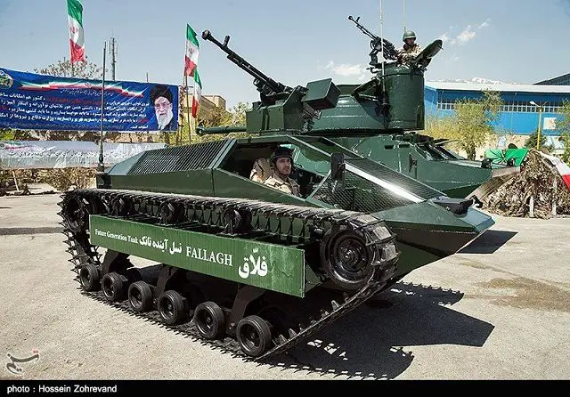 Fallagh ultar-light tracked combat vehicle vehicle Iran Iranian army defense industry 640 001