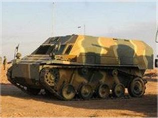 Sheni-dar armoured vehicle personnel carrier technical data sheet specifications description information intelligence identification pictures photos video Iran Iranian army defence industry military technology