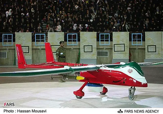 Iran displayed its most advanced Unmanned Aerial Vehicle (UAV) designed and manufactured by the country's engineers. The stealth drone, named Hemaseh (Epic), was unveiled on Thursday evening in a special ceremony in the presence of Defense Minister Brigadier General Ahmad Vahidi. The ceremony was held on the sidelines of a conference to commemorate the defense ministry's martyrs. 