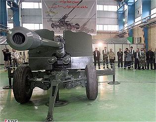 Sa’eer Saeer automatic 100mm anti-aircraft gun technical data sheet specifications description information intelligence identification pictures photos video air defence system Iran Iranian army defence industry military technology