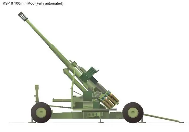 Sa’eer Saeer automatic 100mm anti-aircraft gun technical data sheet specifications description information intelligence identification pictures photos video air defence system Iran Iranian army defence industry military technology