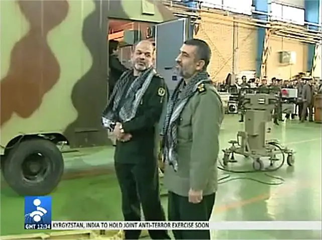 Sa’eer Saeer automatic 100mm anti-aircraft gun technical data sheet specifications description information intelligence identification pictures photos video air defence system Iran Iranian army defence industry military technology