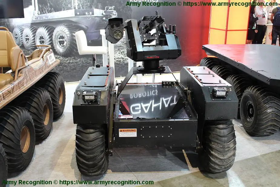 Gahat Robotics presents Argo UGV amphibious all terrain vehicle ISDEF 2019 Israel 925 002