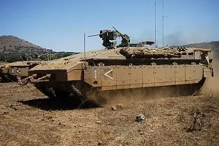 Namer infantry tracked armoured vehicle personnel carrier Israeli Army Israel left side view 003
