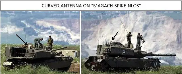 Pictures released on Internet during the Israeli military operation Protective Edge has showed a new version of the Magach main battle tank fitted with an anti-tank guided missile launchers Spike. The Magach 5 tank is based on the old American-made M48A5 main battle tank.