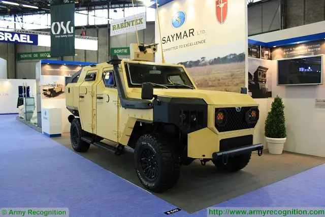 Saymar Musketeer 4x4 light armoured vehicle Israel Israeli defense industry military equipment 640 001