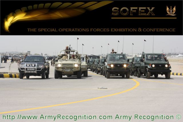 Managing Director of the Special Operations Forces Exhibition & Conference (SOFEX 2012) Amer Tabbaa said that preparations for holding exhibition have been completed. Follow all activities of SOFEX 2012 with full coverage of this event by Army Recognition team with news, video and photograph reports. 